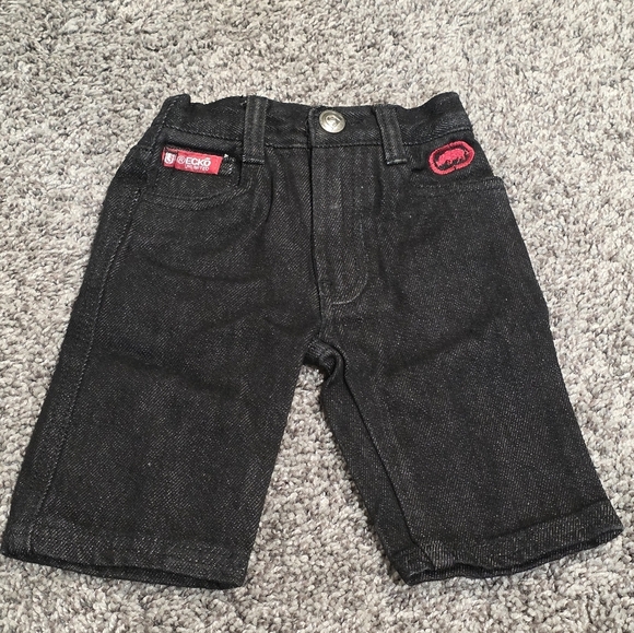 ECKO UNLTD Black Denim Vintage Y2k Boys Size 6m - Picture 1 of 4